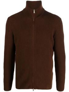 Кардиган на молнии Dell'oglio, коричневый