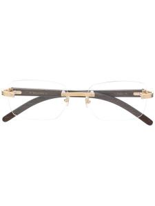 Cartier Eyewear солнцезащитные очки C de Cartier, коричневый