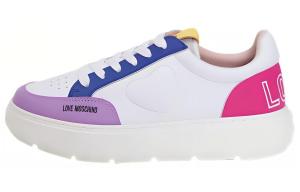 Кеды, скейтборд обувь женская низкая белый Love Moschino