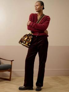 Кардиган с V-образным вырезом из смеси альпаки и мериносовой шерсти Brora, Hawthorn