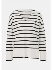 Вязаный свитер в цвете 99G0_black comma