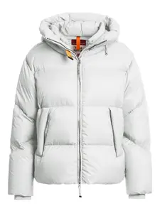 Пуховик с капюшоном Parajumpers, белый