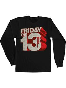 Рубашка с длинным рукавом Friday The 13th, черный