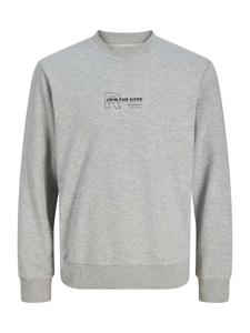 JJ Rebel Свитшот 'JREBZAKI' в светло-сером цвете