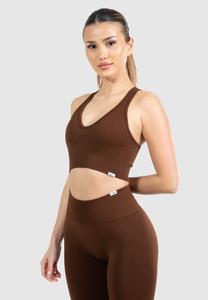Спортивный бюстгальтер средней поддержки Amaze Smilodox, коричневый