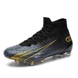 TONYBEAR Футбольные бутсы унисекс, средний верх, черные/голубые/розовые