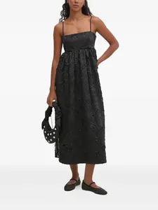 Платье миди с розами Stine Goya, черный