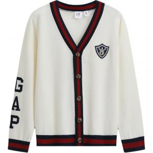 Кардиган из трикотажа kids' GAP, слоновая кость