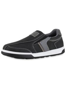 Кроссовки на шнуровке VAN HILL Slip Ons Benjamin, цвет Schwarz Grau