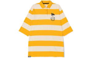 Платье с короткими рукавами женское желтое в полоску Vans