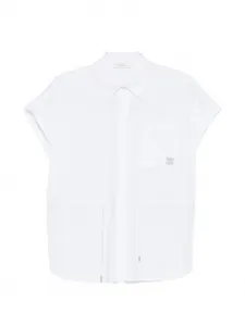 Рубашка с карманом на шнурке Panicale, белый