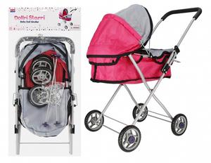 Коляска для куклы Deep Metal Pink Mega Creative