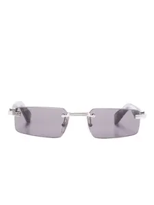 Солнцезащитные очки в прямоугольной оправе Cartier, серый