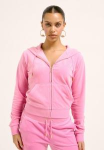 Толстовка на молнии DACH ADDISON HOODIE Juicy Couture, светло-розовый