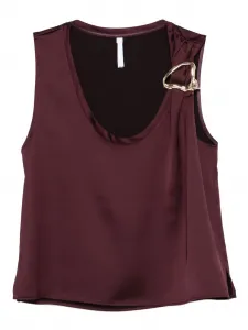 Блузка с пряжкой Imperial, фиолетовый