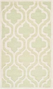 SAFAVIEH Cambridge Collection ковер 61 x 92 см Light Green / Ivory CAM132B ручной работы марокканский премиум шерстяной