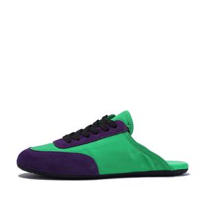 BELLALILY Женские противоскользящие тапочки с закрытым носком на резиновой подошве желтые, цвет Yellow