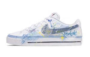 Nike Легкие и дышащие низкие кроссовки для скейтбординга Court Legacy Sky Blue Unisex Blue White