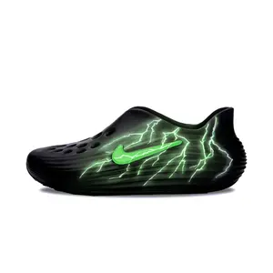 Сабо ReactX Rejuven8 унисекс, черно-зеленые Nike, Black Green