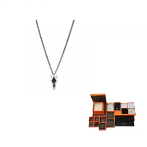 Destrier металлические колье унисекс silver HERMES, серебряный