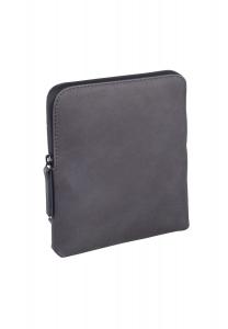 Кожаная сумка через плечо The Hague 16 см LEONHARD HEYDEN, серый