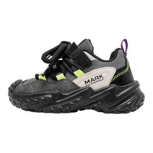 Противоскользящая и износостойкая дышащая детская обувь для повседневной носки FAIRWHALE, черный