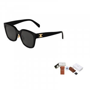 CELINE Женские солнцезащитные очки Triomphe 05 в ацетате Black