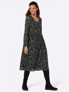 WITT WEIDEN Платье с цветочным принтом в черном цвете