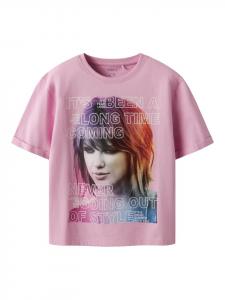 Name it Футболка NKFODEN CICONS S/S NREG TOP сиреневого цвета