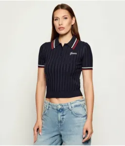 Поло SABINA slim fit Guess Active, темно-синий