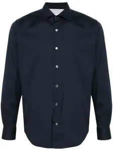Поплиновая рубашка Eleventy, синий