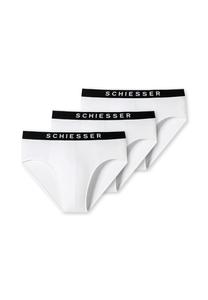 Трусы Rio упаковка из 3 пар органический хлопок 95/5 Schiesser, белый