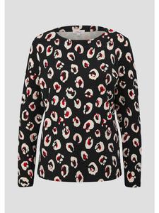 s.Oliver Лонгслив 99A1_черного цвета