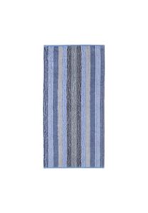 Уникальные полотенца в полоску 944 saphir - 11 Cawö, синие