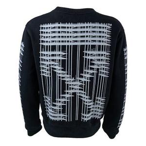 Толстовка diagonal industrial oversize sweater Off-White, черный