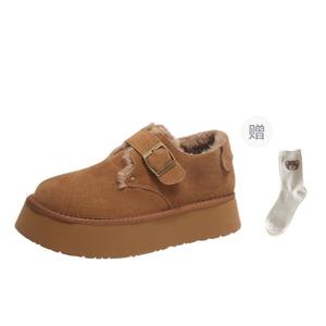 Женские зимние ботинки до щиколотки BINGO DUCK, Yellow+Gift Socks *1