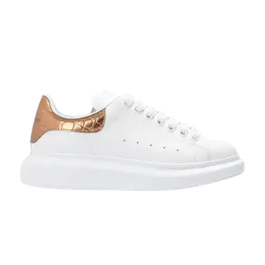 Кроссовки Alexander McQueen Alexander McQueen Oversized Sneaker 'Rose Gold Crocodile', белый
