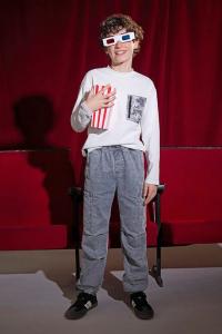 Детские джинсы карго denim Mayoral, серый