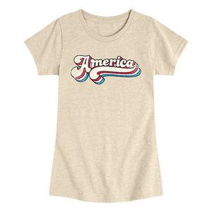 Футболка с принтом rock, paper, scissors в ретро-стиле для девочек 7-16 лет Licensed Character, Beige