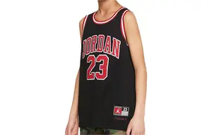 Детская баскетбольная рубашка Jordan Kids, цвет Black