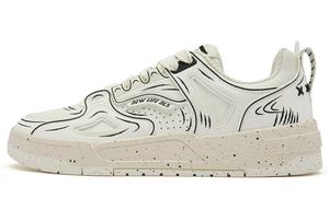 Наследие 1.0 Амортизация, Износостойкие Низкие Кроссовки для Скейтборда Мужские Белый Черный QIAODAN