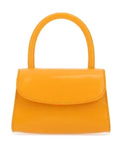 Оранжевая мини-сумочка из кожи By Far, оранжевый