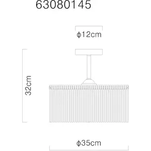 Потолочный светильник LEEDS E27 1 шт. Потолочная лампа, декоративная, для гостиной и столовой Nowa, золотой
