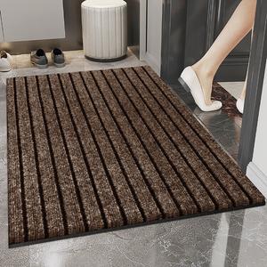 Dajiang Ковер 120х180 см для прихожей, устойчивый к грязи и пыли, из полипропилена, цвет карамельный кофе