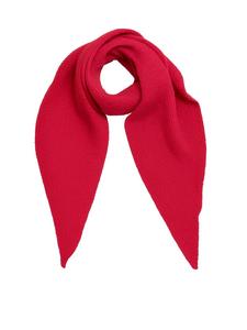 Мягкий вязаный шарф с нежной текстурой розового цвета. Faera