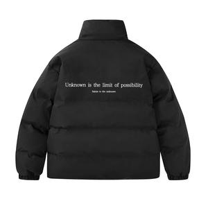 UNKNOWTAL Стеганая куртка унисекс, Черно-белый