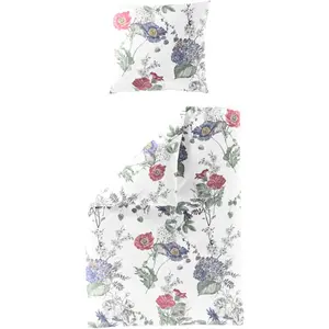 Постельное белье BIERBAUM «4074», хлопчатобумажная ткань, 100% хлопок, без глажки, цвет bleu