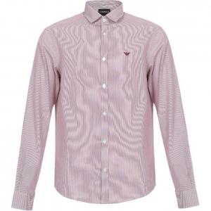 Рубашка мужская марсала EMPORIO ARMANI, бордовый