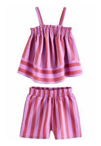 Шорты REGULAR FIT -STRIPE SET Next, фуксия