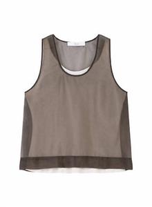 Женский топ Tetris коричневого цвета Tela, коричневый